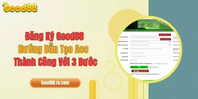 Đăng Ký Good88: Hướng Dẫn Tạo Acc Thành Công Với 3 Bước 7 Đăng Ký Good88: Hướng Dẫn Tạo Acc Thành Công Với 3 Bước